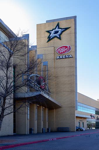 Dr Pepper Arena Or The Comerica Center Stock Photo Download Image Now