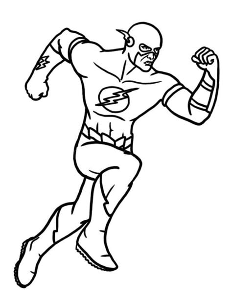 The Flash Coloring Pages Free Printable Coloring Pages