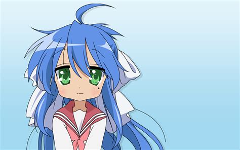 Anime Blue Hair Girl Head Anime Girl