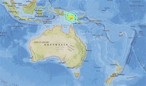 Powerful Quake Hits Central Papua New Guinea Disrupts Oil And Gas