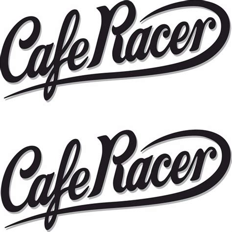 Zen Graphics Cafe Racer Decals Stickers Two Colour
