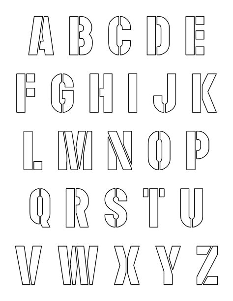 6 Best Images of Preschool ABC Letters Printable - Free Printable ...