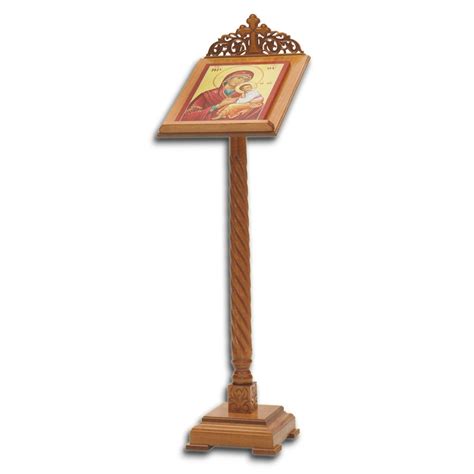 Icon Stand With Cross On Top Holy Archangel Candles