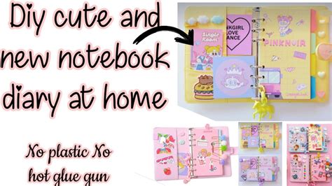 Diy Cute And New Notebook Diaryhow To Make Very Cute Notebook Diary At