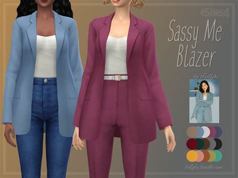 Trillyke Sassy Me Blazer The Sims 4 Catalog