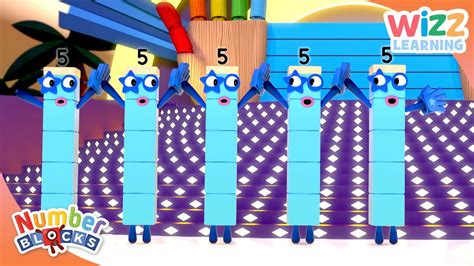 Numberblocks Five And Friends Learn To Count Wizz Learning Youtube