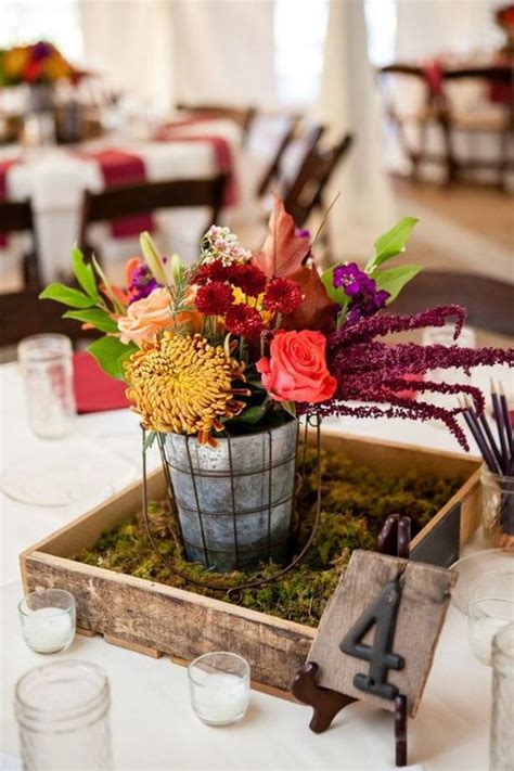 Fall is fast becoming a favorite wedding season. 100 Country Rustic Wedding Centerpiece Ideas - Page 8 - Hi ...