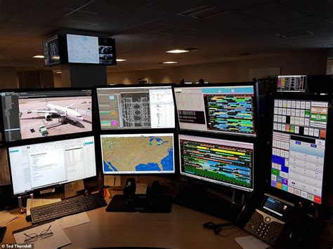 Inside American Airlines Tornado Proof Operations Center At Dallas