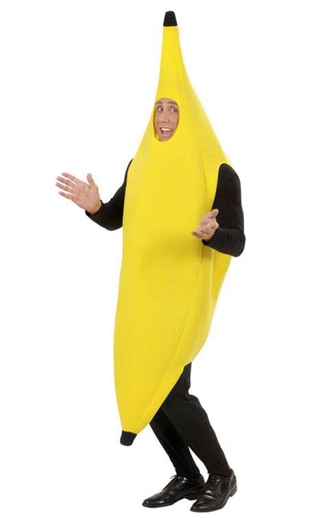 Adult Unisex Onesize Funny Banana Suit Yellow Costume Fancy Dress Party
