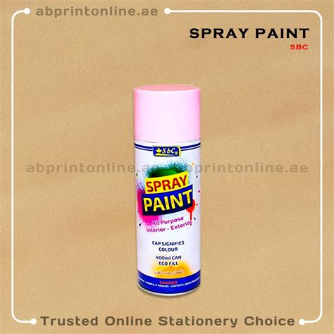 Sbc All Purpose Spray Paint 400ml Light Pink Ab Print Online