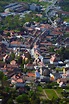 Luftbild Radeburg - Altstadtbereich und Innenstadtzentrum mit dem ...
