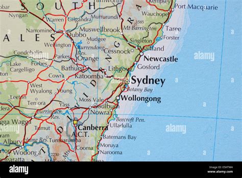Suburbs Of Sydney Australia Map
