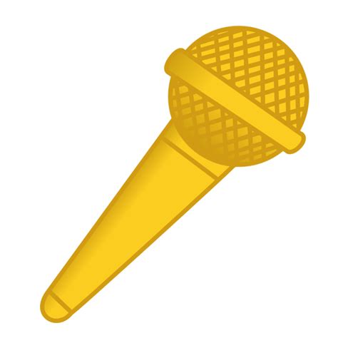 Microphone clipart golden microphone, Microphone golden microphone ...