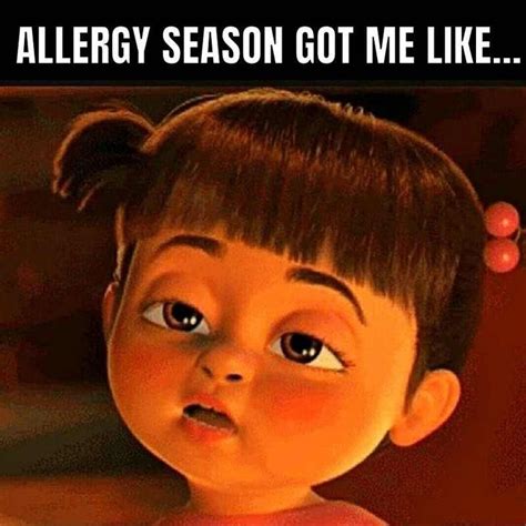 Funny Allergy Memes About Pollen Seasonal Allergies And More In 2021