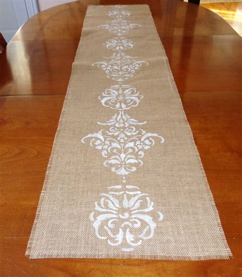 Table Runner And Placemats Burlap Table Runners Wedding Runner