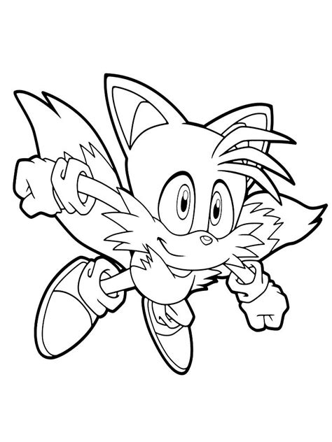 √ Sonic E Tails Para Colorir Sonic E Tails Para Colorir Imagens