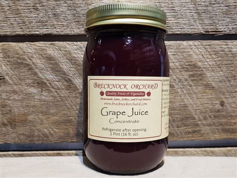 Grape Juice Concentrate - 16 oz. | Brecknock Orchard LLC