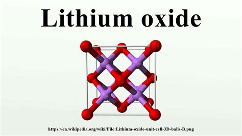 Lithium Oxide Lewis Structure
