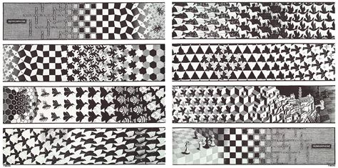 Bagaimana Escher Membuat Tesselations Nya