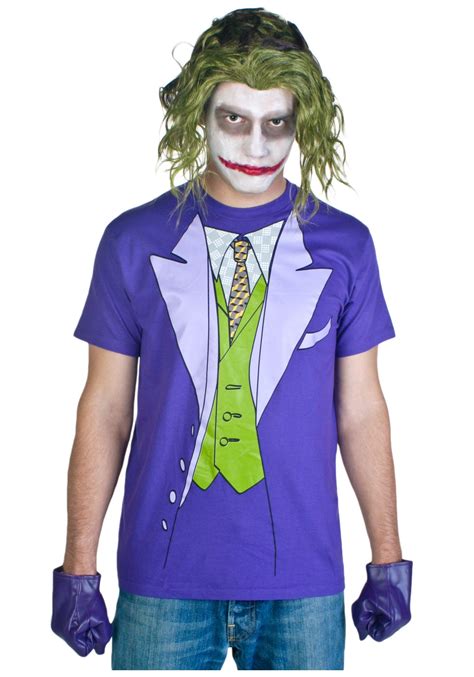 Mens Joker Costume T Shirt In 2021 Joker Costume Mens Joker Costume