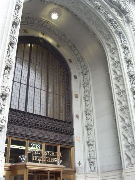 Grand Entrance At The Woolworth Building 233 Broadway Financial