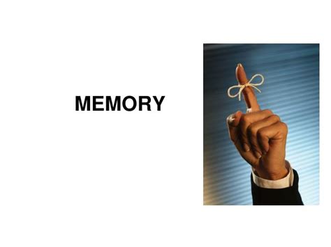 Ppt Memory Powerpoint Presentation Free Download Id3670480