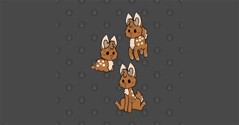Chibi Deer Cute Animals T Shirt Teepublic