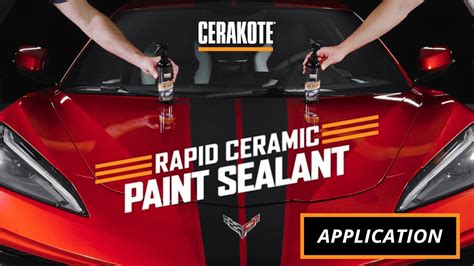 Cerakote Rapid Ceramic Paint Sealant Kit Application Video Youtube