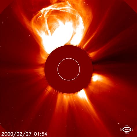 APOD: 2000 March 9 - Sun Storm: A Coronal Mass Ejection