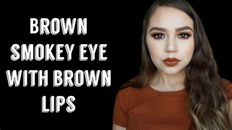 Brown Smokey Eye Tutorial Makeupbytreenz Youtube