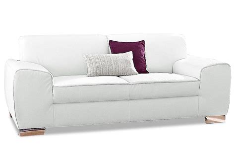 Ein weißes sofa ist die perfekte grundlage für ihre einrichtung. 2er-Sofa Ricardo - Weiss mit Federkern | Sofas zum halben ...