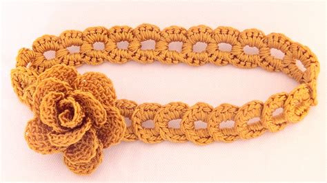 Crochet Flower Headband You Can Easily Make Crochetbeja