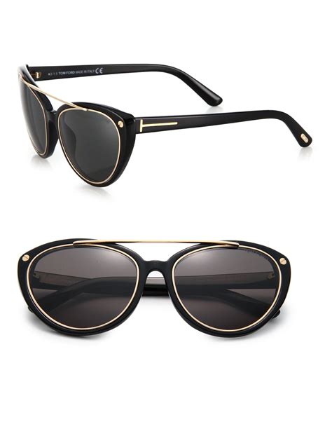 Lyst Tom Ford 58mm Cats Eye Sunglasses In Black