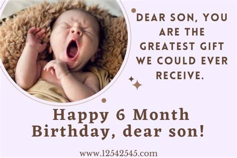 Happy 6 Month Birthday Wishes For A Baby Messages Quotes