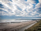 Dramatic Sky Over North Sea Aberdeen Scotland Stock Photo - Download ...