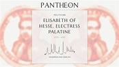 Elisabeth of Hesse, Electress Palatine Biography - Electress Palatine ...