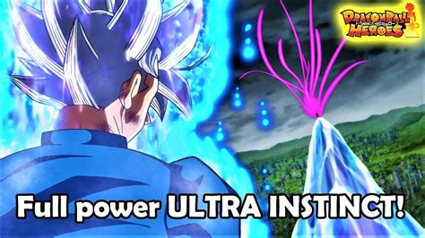 Mastered Ultra Instinct Goku Vs Hearts Dragon Ball Heroes Episode 14