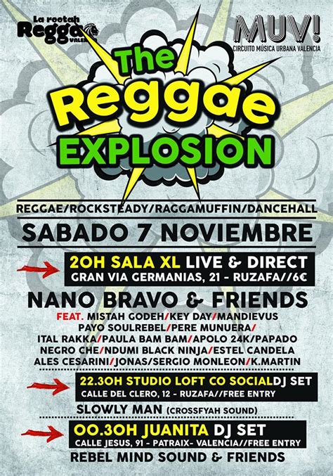 Reggae Es Valencia The Reggae Explosion Party