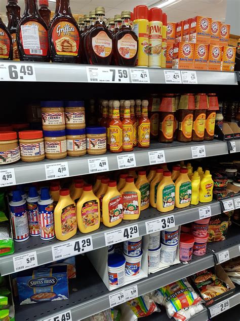 The American Aisle Of My Local German Supermarket Grocery Store