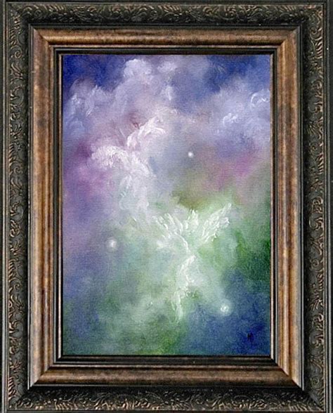Marina Petro ~ Adventures In Daily Painting Angel Art Print Framed And