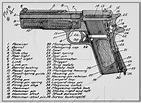 Ammo and Gun Collector: Colt 1911 .45 Auto Pistol Diagram