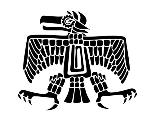 Aztec Eagle Symbol Of Strength Aztec Symbols Aztec Art Mayan Symbols
