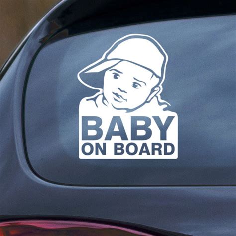 Baby On Board Car Decal Vinyl Sticker Window Bumper Etsy