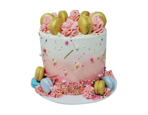 Macaron Cake Pink Smoor