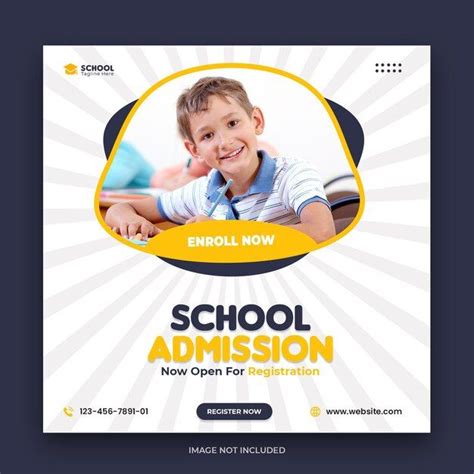 Web Banner Banner Template School Admissions Design Templates