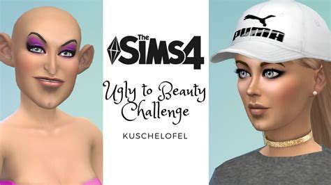 Sims 4 Ugly To Beauty Challenge Cas Youtube