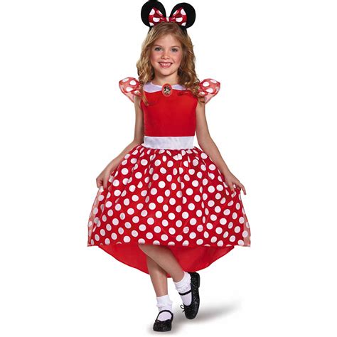 Red Minnie Mouse Basic Plus Child Halloween Costume