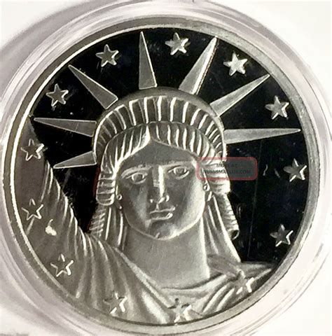Statue Of Liberty Silver Medallion 1 Oz 999 Pure Silver Coin 3321121 988