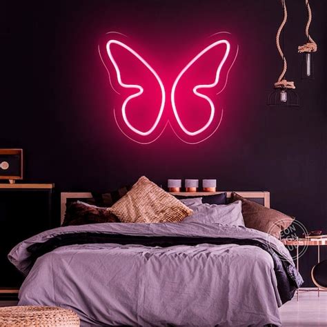 Butterfly Led Neon Sign Light Ubicaciondepersonascdmxgobmx