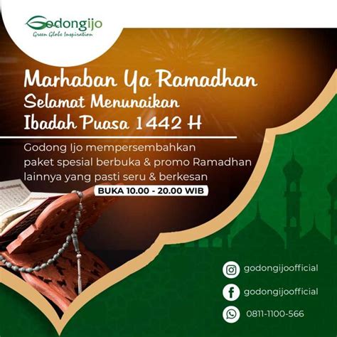 Marhaban Ya Ramadhan 1442 H Paket Spesial Berbuka Puasa